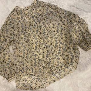 Floral Boho Blouse Shirt